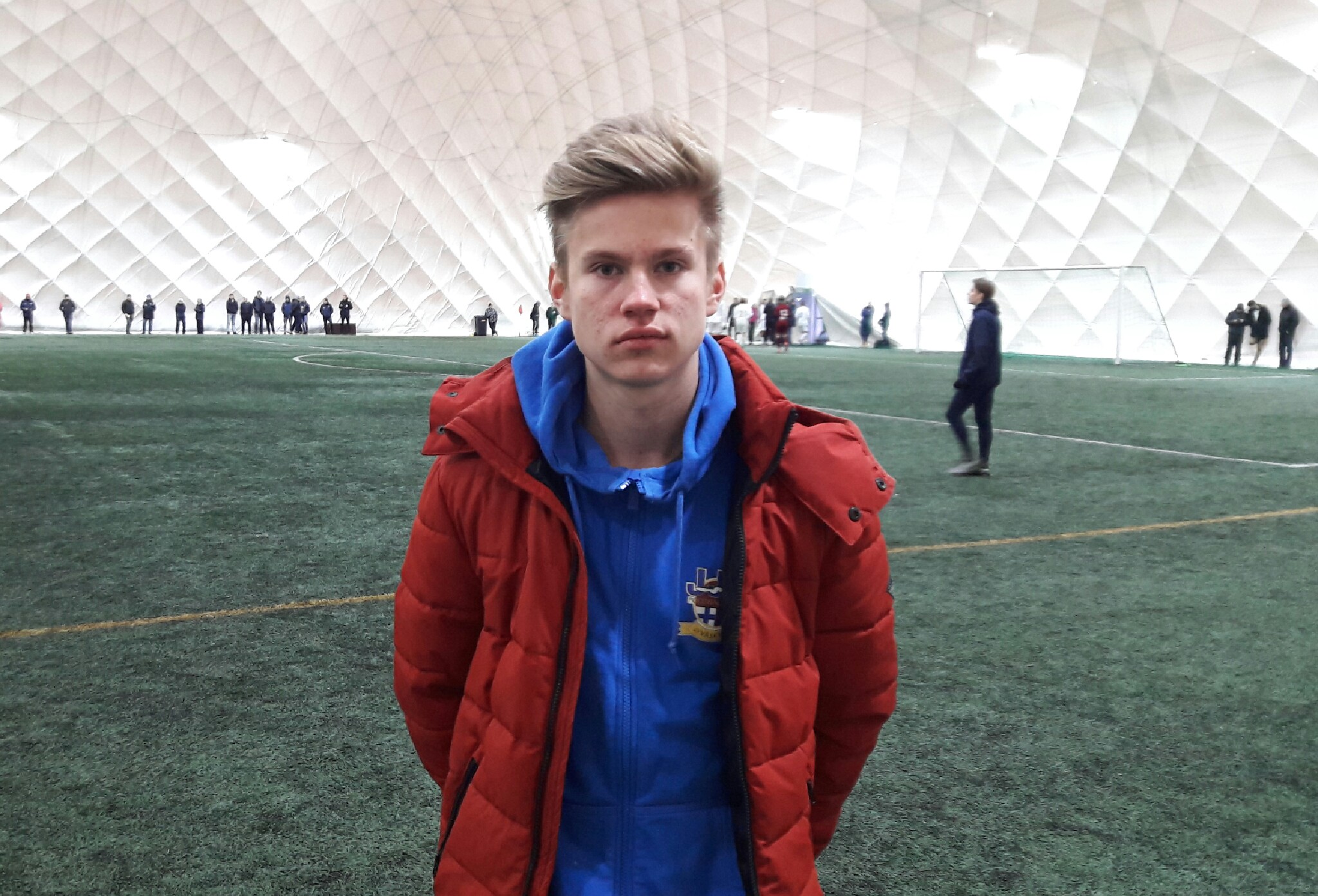 Sallinen U16-maajoukkueen mukana Englannissa
