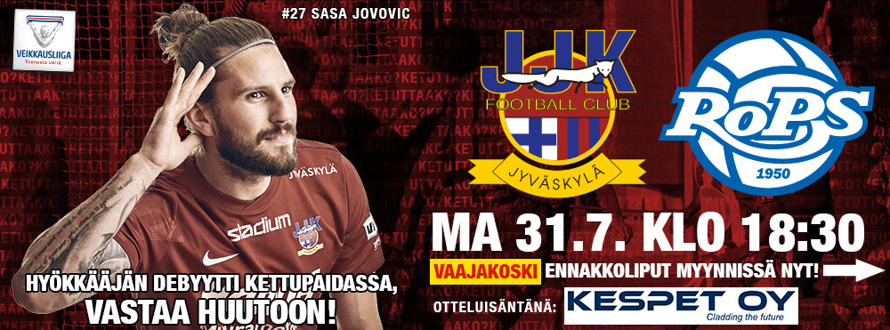 Maanantaina jälleen kotikentälle Vaajakoskelle