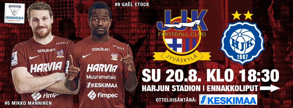 Kettulauma palaa Harjulle – JJK-HJK sunnuntaina klo 18:30