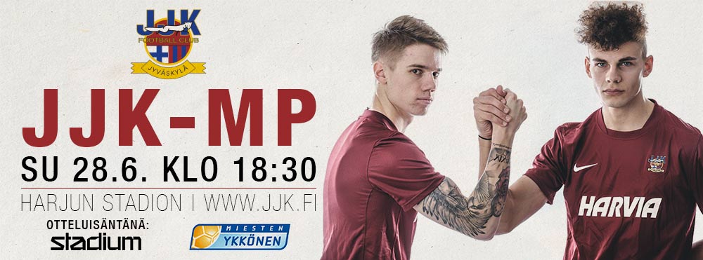 Viikon toinen kotikamppailu JJK – MP sunnuntaina