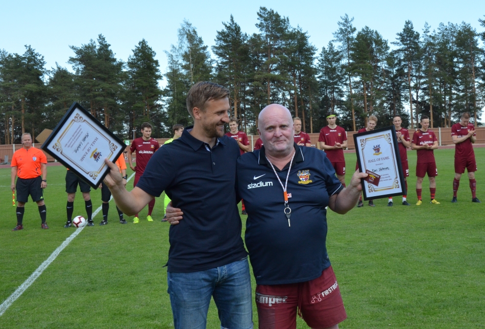 Matti Lähitie ja Kari Vatanen nimetty JJK:n Hall of Fameen