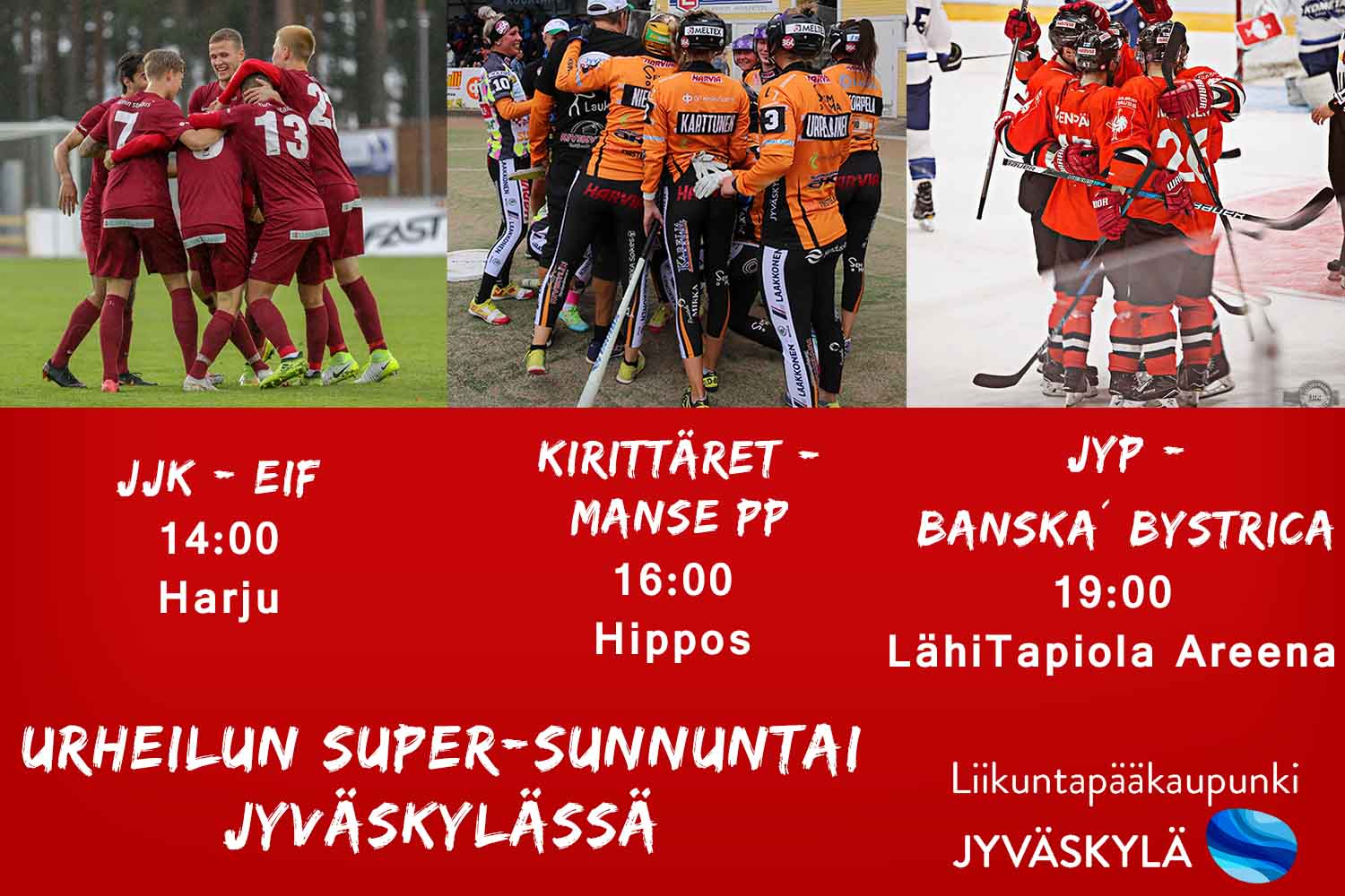 Urheilun Super-Sunnuntai Jyväskylässä 9.9. – Info lipunmyynneistä ja eduista