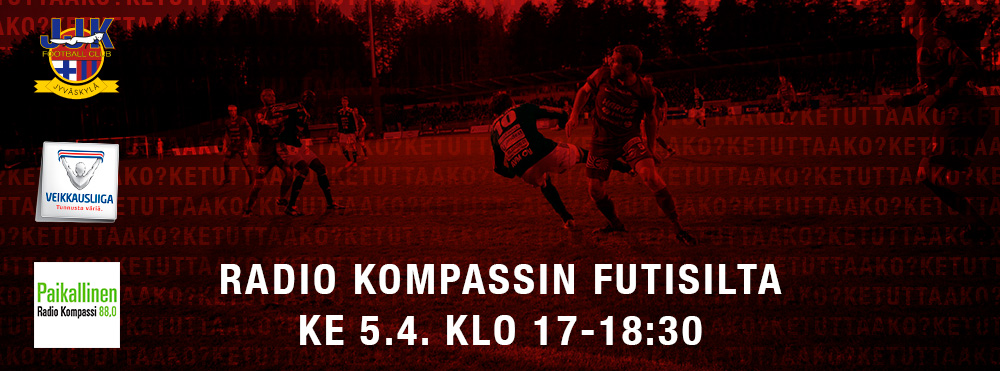 Radio Kompassin futisilta tulee jälleen keskiviikkona 5.4.