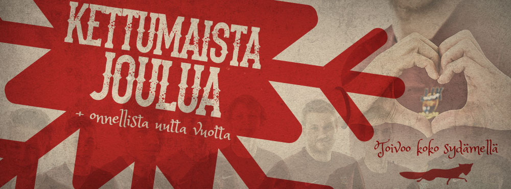 Kettumaista joulua ja onnellista uutta vuotta!