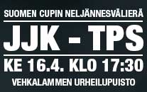 Suomen Cup -ottelu keskiviikkona jo tuntia aikaisemmin