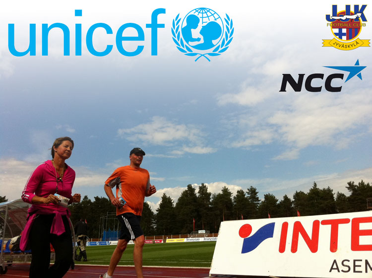 JJK:n UNICEF-kävely tuotti hienosti, NCC vahvasti mukana