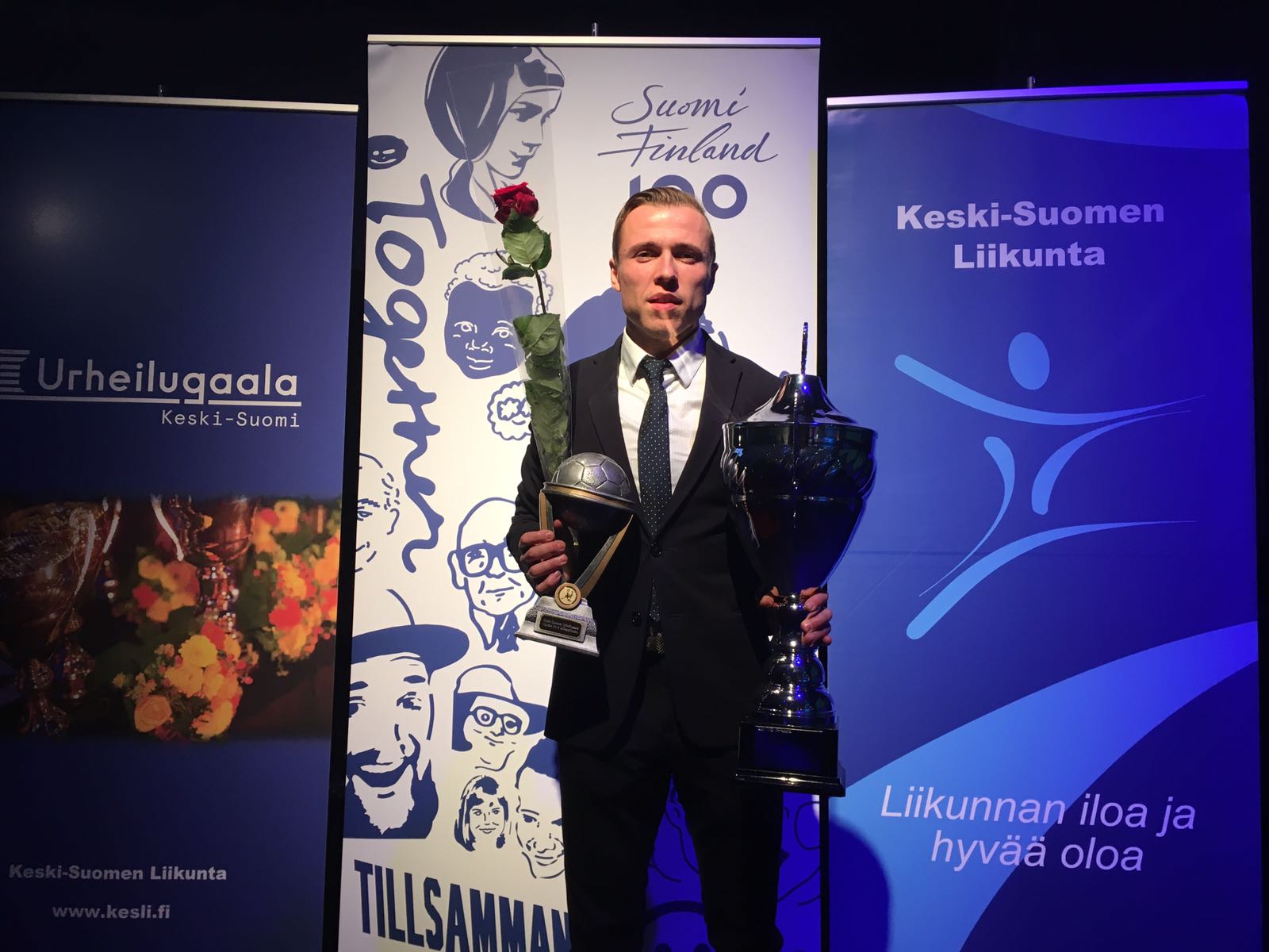 JJK:lle tuplaten palkintoja Keski-Suomen Urheilugaalassa