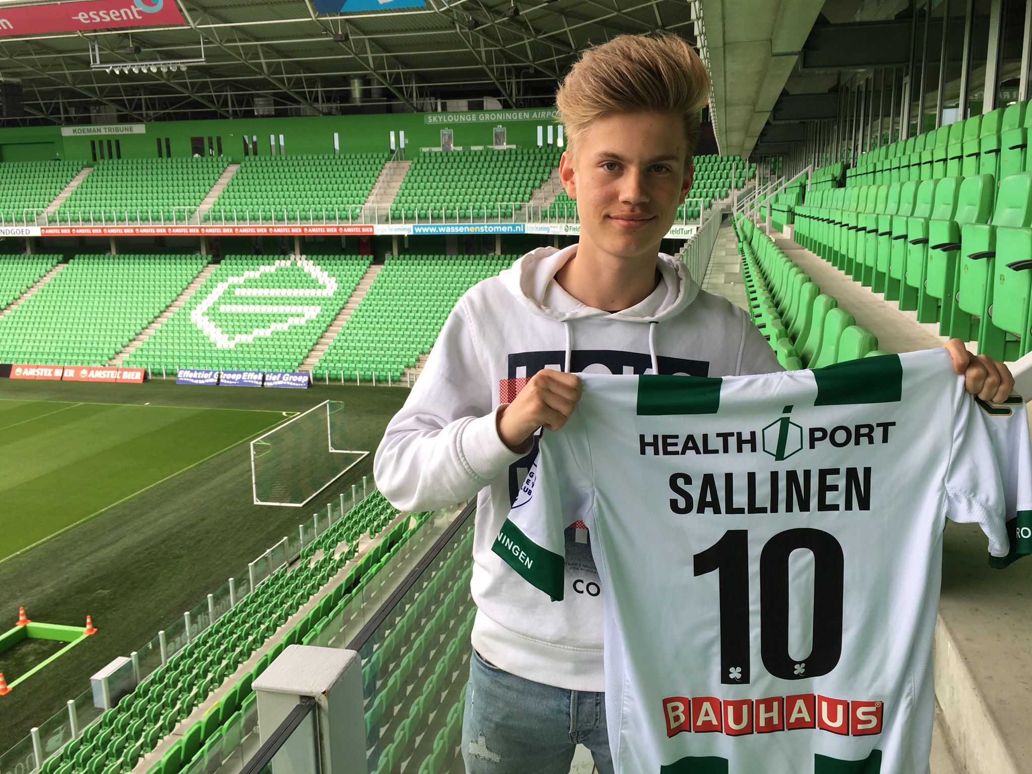 Huippulupaus Oskari Sallinen siirtyy Hollannin pääsarjaseuraan