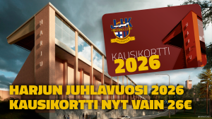 Harjun juhlavuosi 2026 – Kausikortti nyt vain 26 Euroa