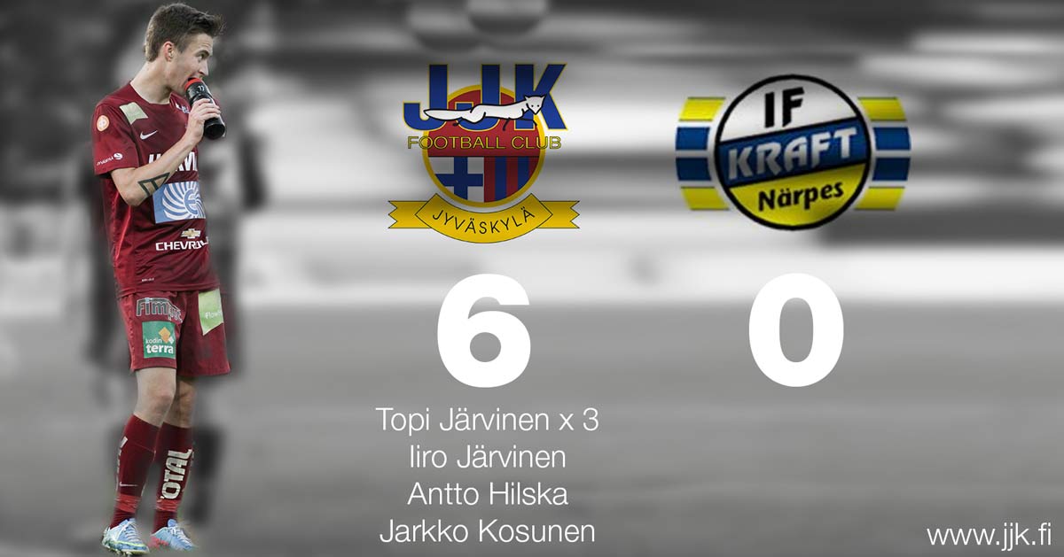 JJK kaatoi Kraftin 6-0